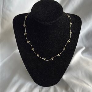 Vintage 15” Silver Necklace with Delicate Accents